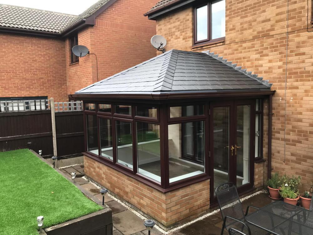 Icotherm roof with Slate Liteslate Tiles