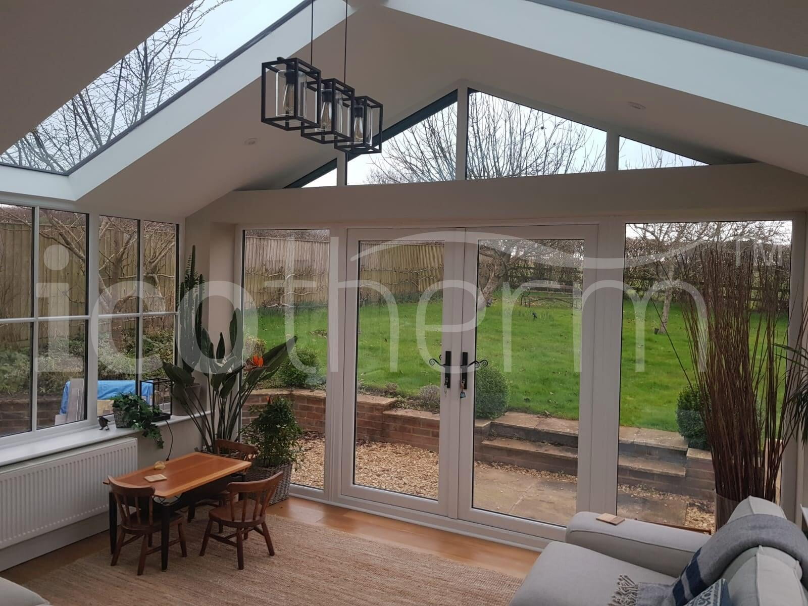 Internal view of Icoview Roof sample from Viricon